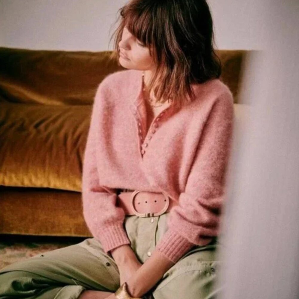 Sezane Leon Jumper Wool Mohair, size L